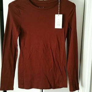 Burgandy long sleeve